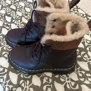 Dr. Martens Brown Lace Up Boots